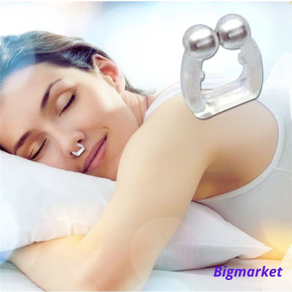 Clipe Dilatador Nasal De Silicone Magnético Anti Ronco, Facilita Respiração tenha melhores noites