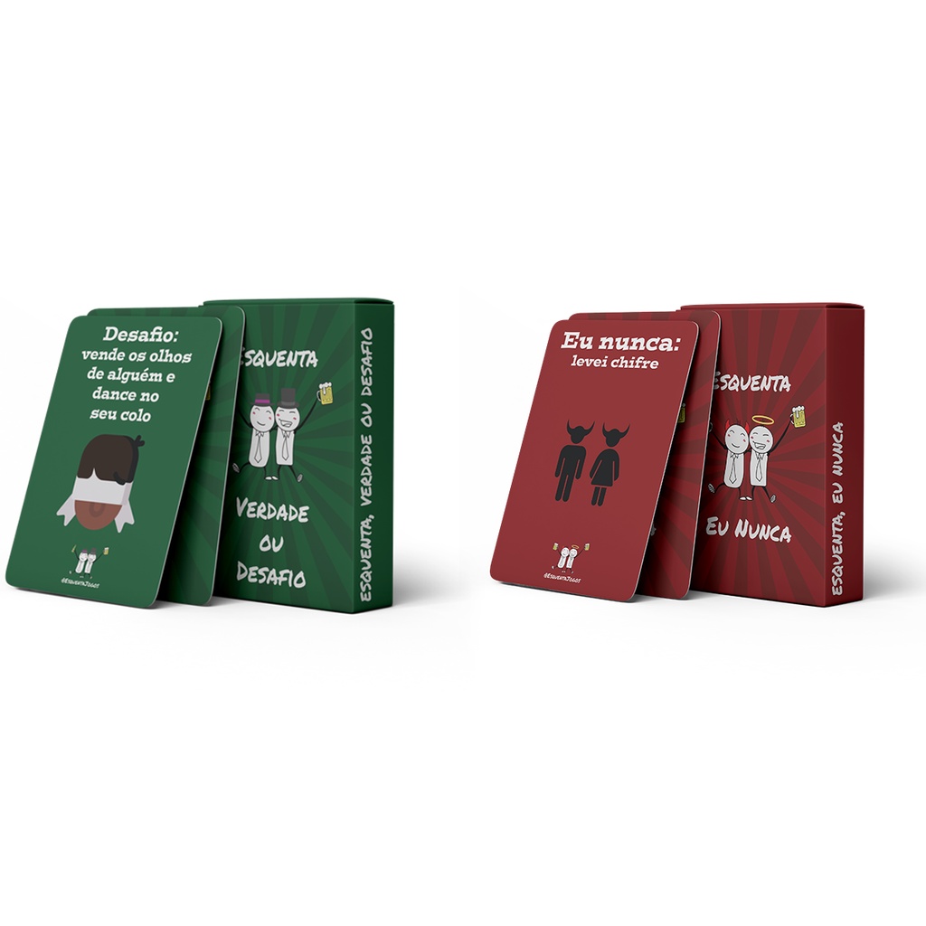 Esquenta Eu Nunca + Verdade ou Desafio