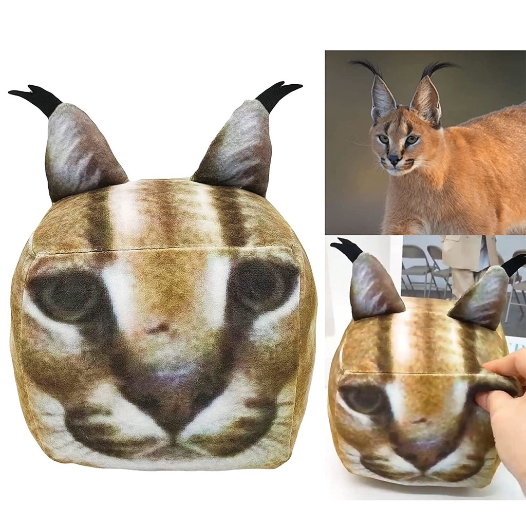 Grande Floppa Pelúcia Criativo Dos Desenhos Animados Gato Plushie