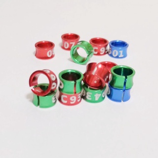 10 pcs lovebirds Anel De Abertura Do Pé 4mm/5mm/6mm/7mm/8mm Para Pássaros Africanos Love Birds & Cockatails Identificação Budgerigar ,