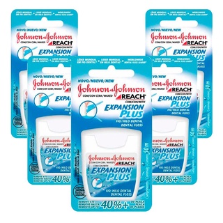 Kit 5 Fio Dental Regular Reach Expansion Plus Johnson