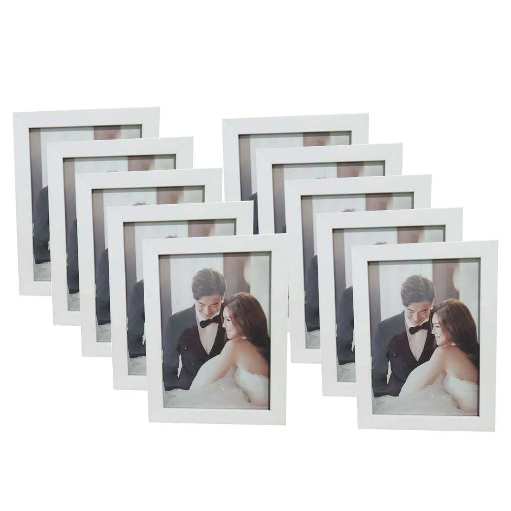 Kit Porta Retrato X Foto Moldura Vidro Branco Shopee Brasil