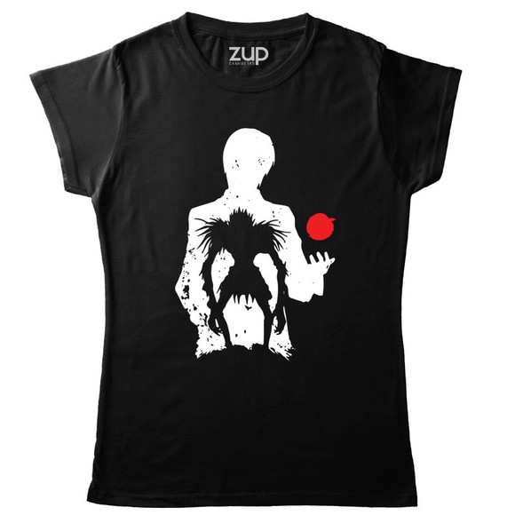 Camiseta Baby Look Death Note Camisa Feminina anime mangá Light Yagami