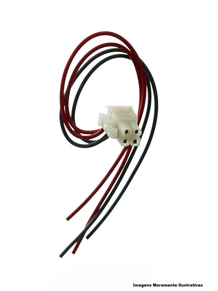 Chicote Modulo Som Minifit Corzus 4 Vias Uso Geral