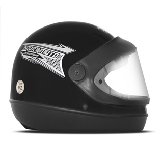 Capacete Fechado Masculino e Feminino SM Sport Moto Simples Leve Pro Tork Envio Imediato Ideal Garupa Carona Passageiro em Oferta na Shopee