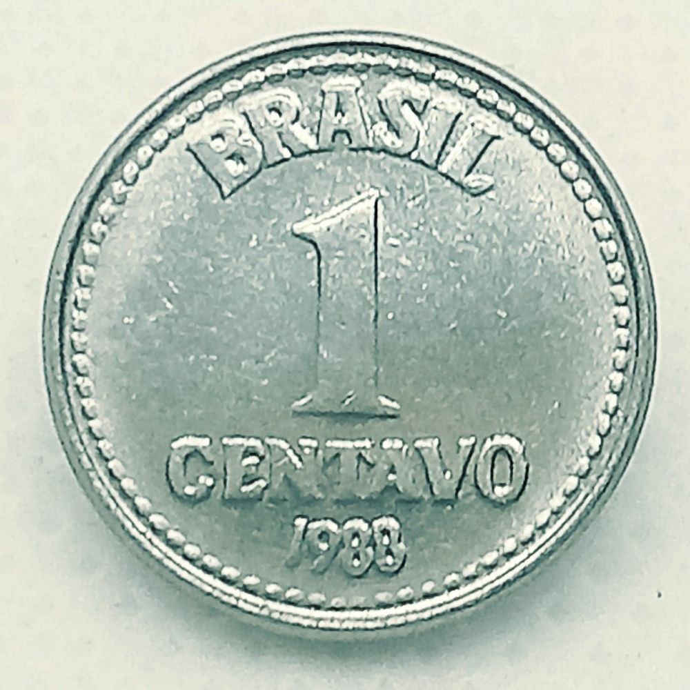 Moeda 1 Centavo 1988 Flor De Cunho
