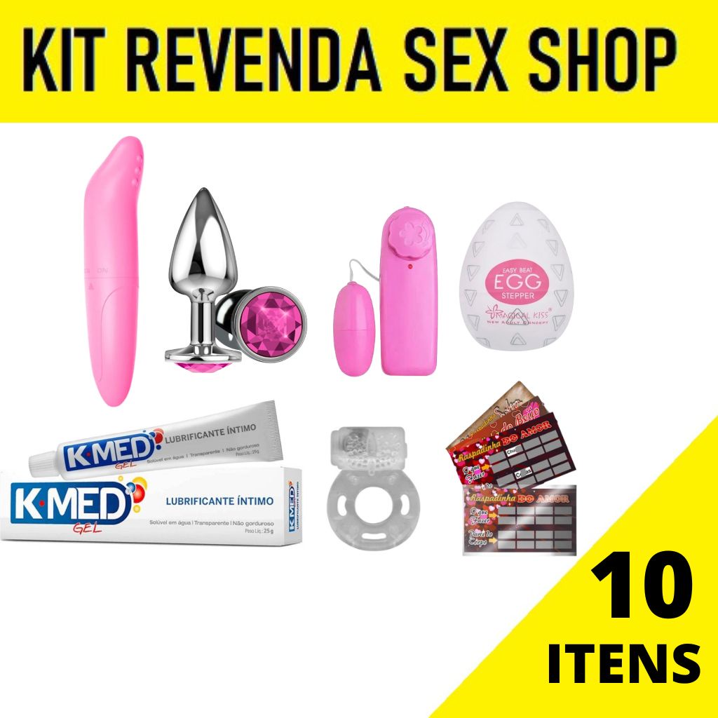 Kit Sex Shop Erótico 10 Itens Revenda Atacado Shopee Brasil 3794