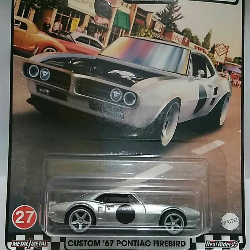 hot Wheels Custom 67 Pontiac Firebird Boulevard Premium (pneus de borracha)
