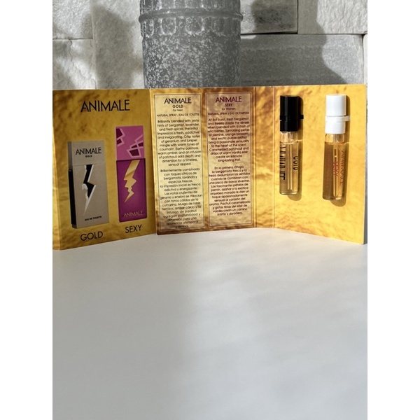 Perfume Animale Gold e Sexy - Corre Que Ta Baratinho