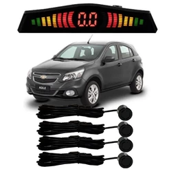 Sensor De Estacionamento Ré Agile Todos Os Modelos Preto