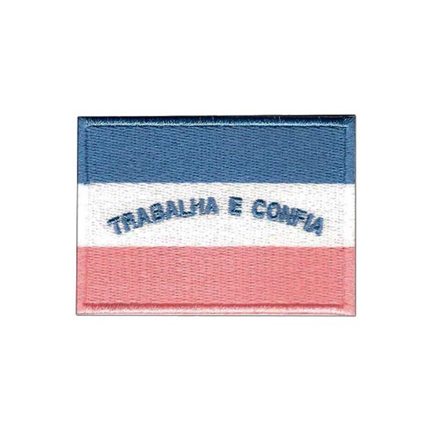 Patch Bordado Com Fecho De Contato Bandeira Espírito Santo
