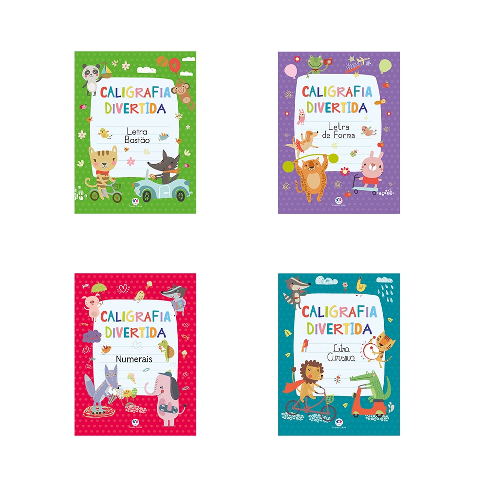 Kit Livro de Atividade Caligrafia Divertida - Books & Magazines