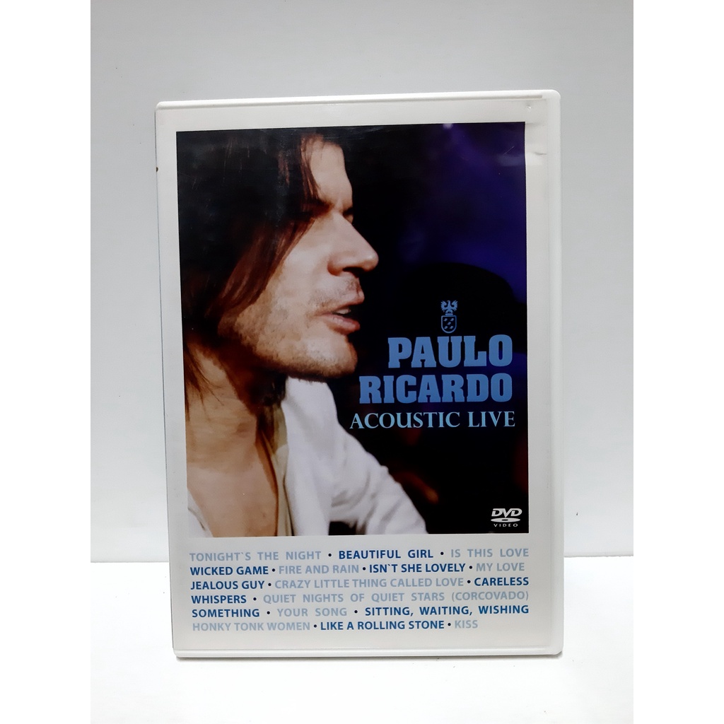 DVD Paulo Ricardo Acoustic Live