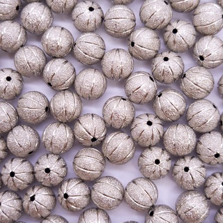 Miçanga Passante Bola Latão Níquel Brilhante 12mm 10pçs 15g