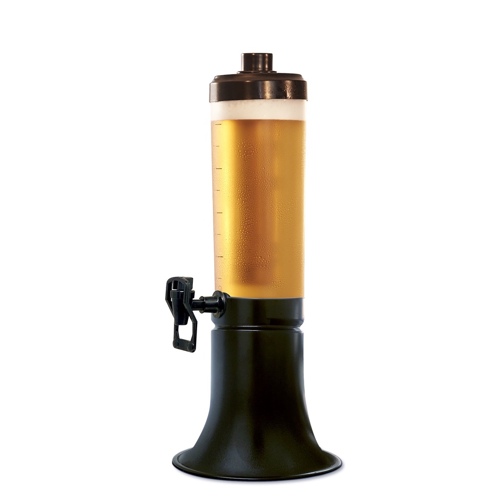 Torre de Chopp 2L Doutor Beer com 2 refil cada Torneira Alavanca