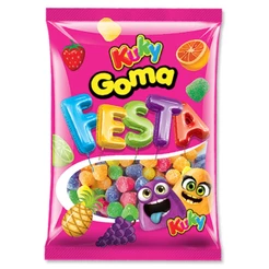 Bala de Goma Sortida Festa 1kg - Kuky