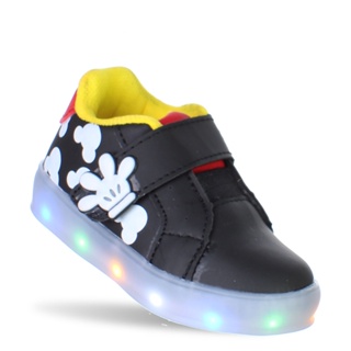Tenis Sapato Menino Personagem com Luz de Led Pisca Preto Amarelo Infantil em Oferta na Shopee