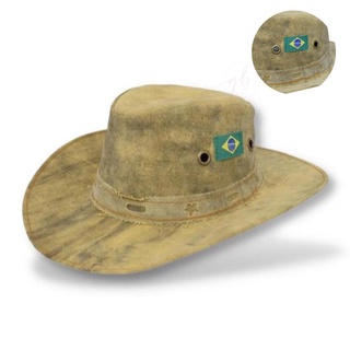 Chapeu Country Pantaneiro Caipira De Lona Trabalhar Roça