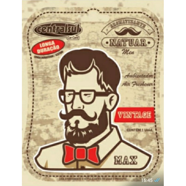Aromatizante  Automotivo  Vintage Centralsul Perdume Automotivo Cheirinho Automotivo em Oferta na Shopee