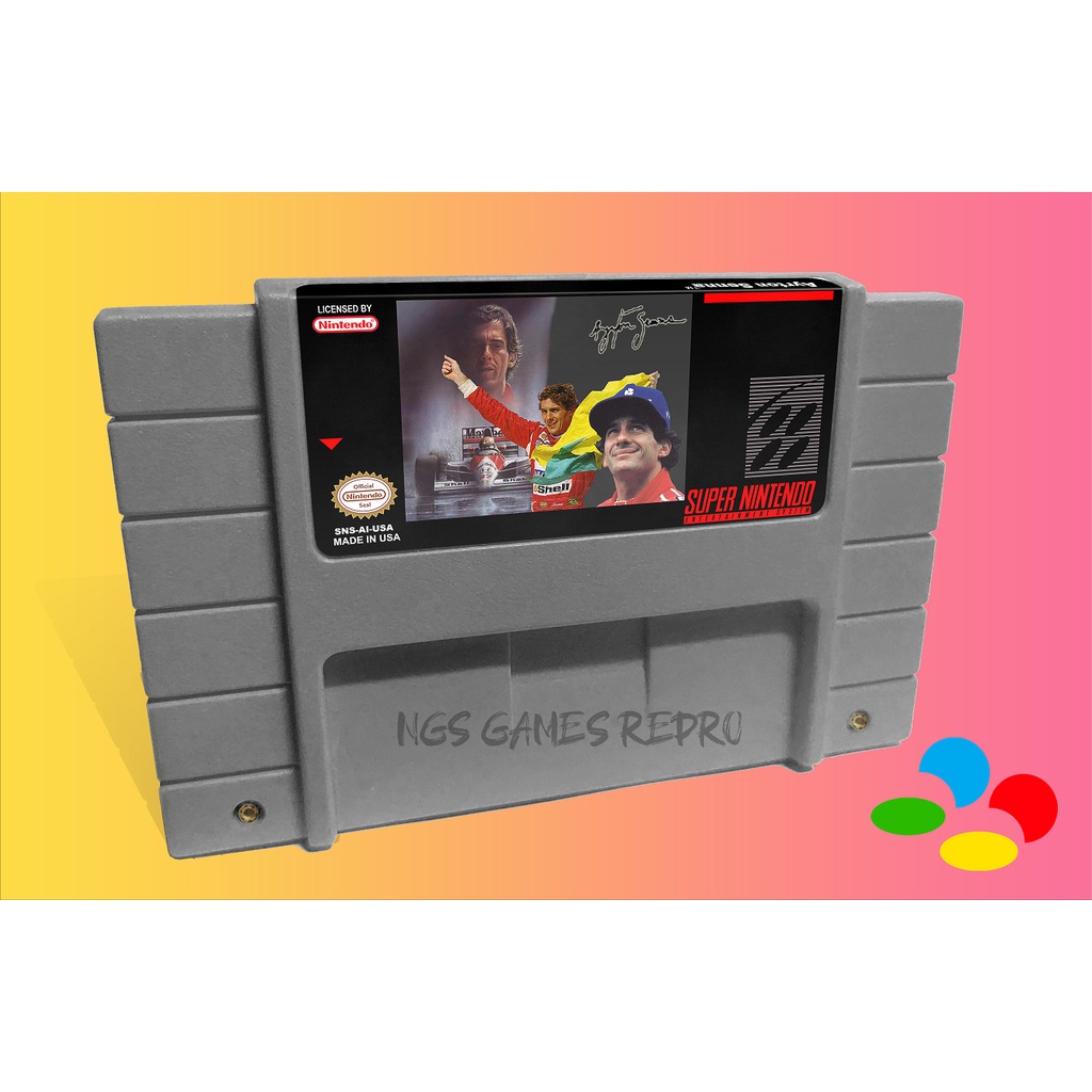 Ayrton Senna Jogo de Super Nintendo | Shopee Brasil