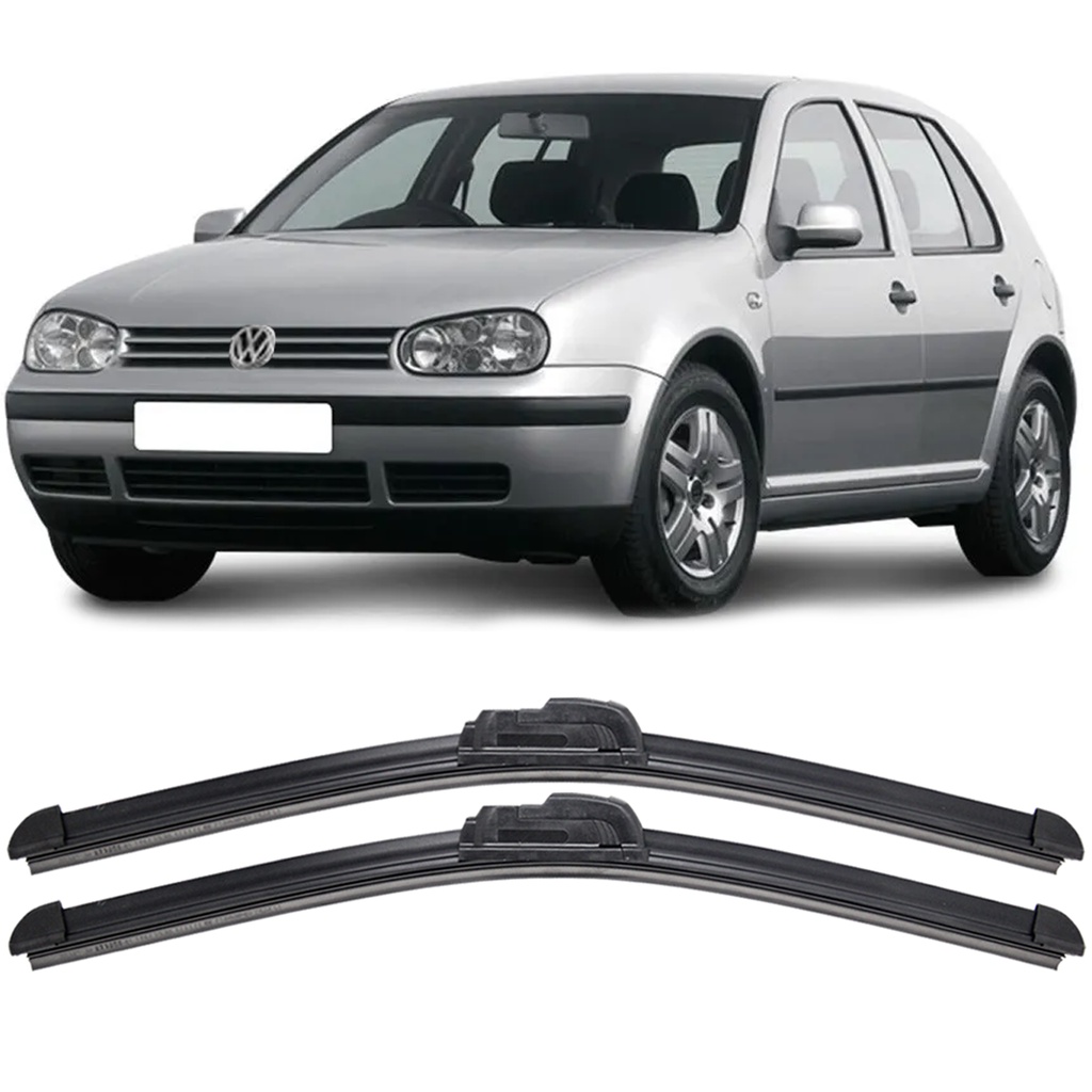 Par de Palheta Limpador Parabrisa Dianteiro - Volkswagen Golf 1998/2008 em Oferta na Shopee