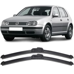 Par de Palheta Limpador Parabrisa Dianteiro - Volkswagen Golf 1998/2008