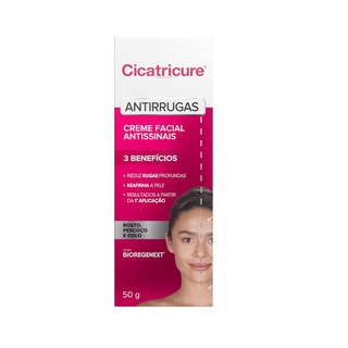 Cicatricure Creme Antissinais Reduz Rugas Profundas 50g