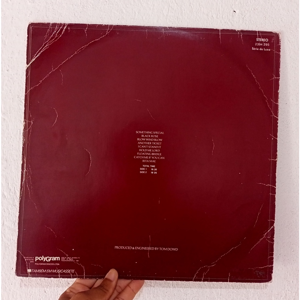 Salenew大人気 英lp Eric Clapton Another Ticket オリジナル Bigportal Ba