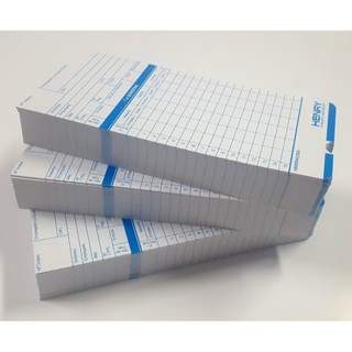 300 Cartões de Ponto Relógio De Ponto Henry Vega em Oferta na Shopee