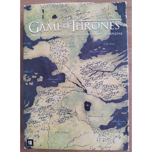 GAME OF THRONES - Box com as 3 primeiras temporadas