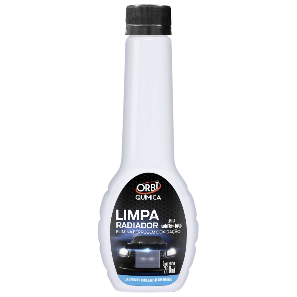 Aditivo Limpa Radiador Sistema Arrefecimento Elimina Ferrugem Oxidação Resíduos 200ml Orbi