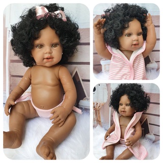 Bebê reborn Boneca Negra na Promoção