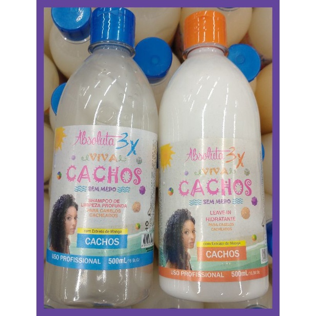 Kit Shampoo E Creme Para Pentear Live In Viva Cachos Ml Shopee Brasil