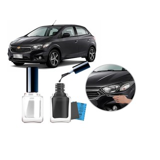Tinta Tira Risco Automotivo Cor Carro Gm Onix 2016 2017 2018 2019 Cinza Graphite