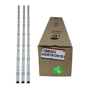 Kit De 2 Barres De LED Strip 60 LED Pour TV LED LG 55 Pouces - Réfs 6922L-0189A/0199A