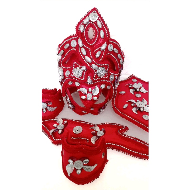 Paramenta de Ogum Capacete Vermelho