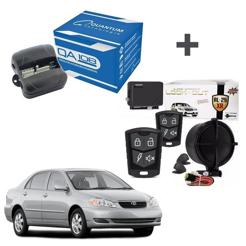 Alarme + Modulo De Vidro Corolla 2003 - 2008. em Oferta na Shopee