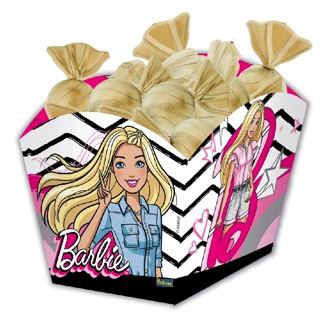 Cachepot Médio Festa Barbie - 8 Unidades - Festcolor - Rizzo em Oferta na Shopee