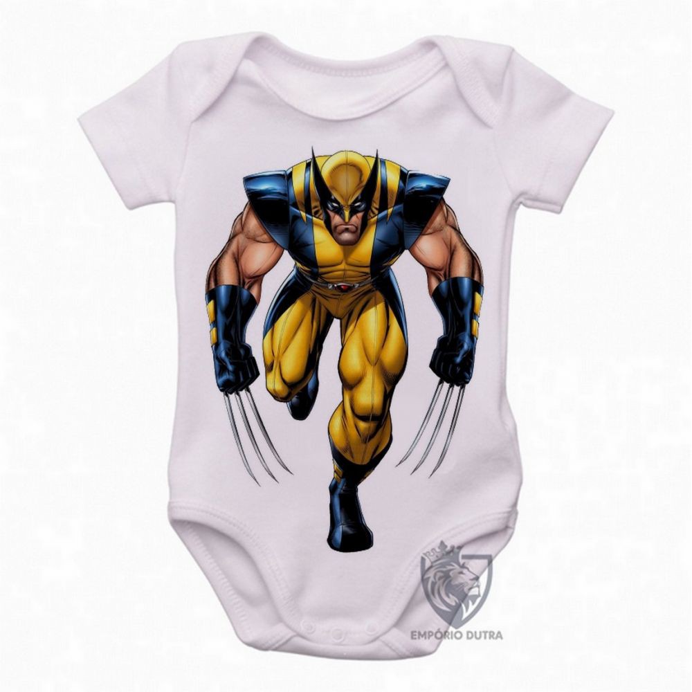 Roupa Bebê Wolverine correndo Body criança infantil bori nenê | Shopee ...