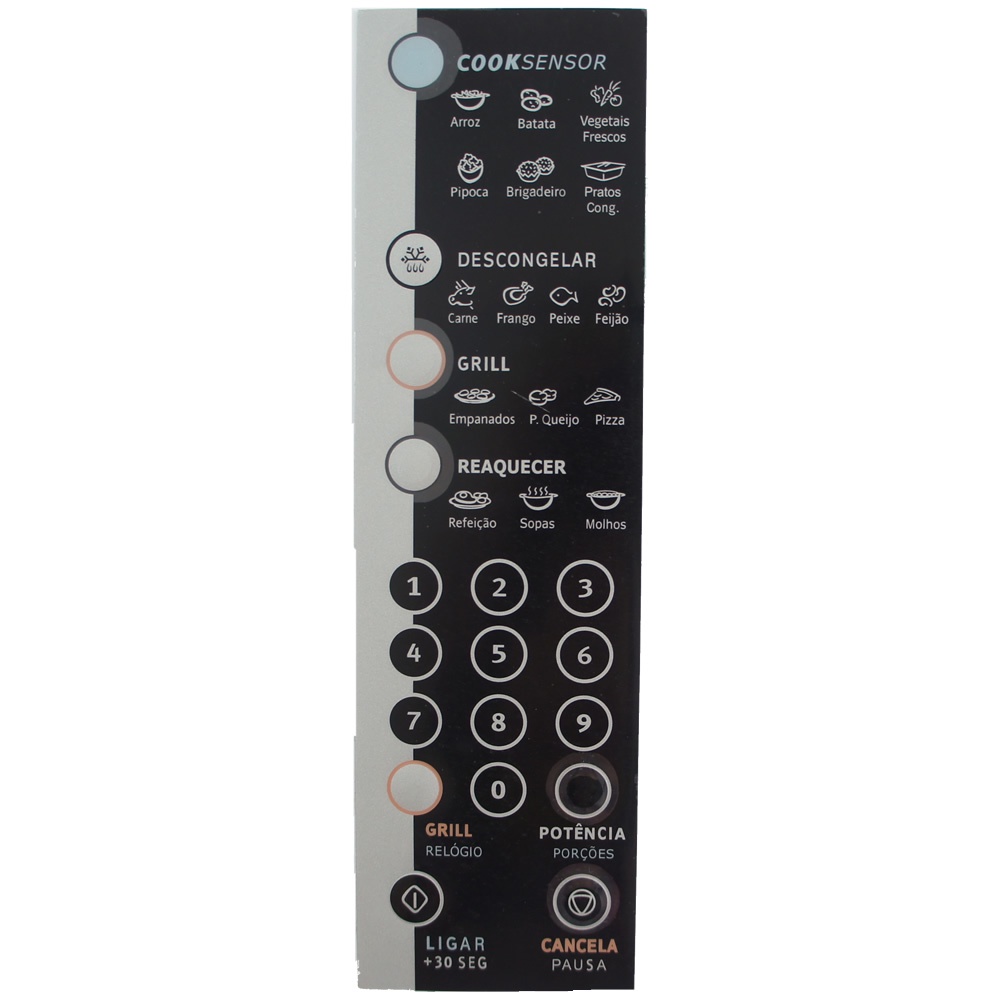 Membrana Microondas Eletrolux ME 30X Alto Relevo