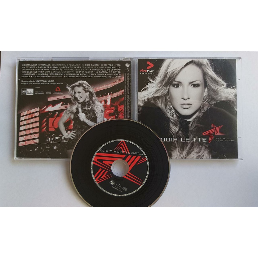 CD CLAUDIA LEITTE AO VIVO COPACABANA