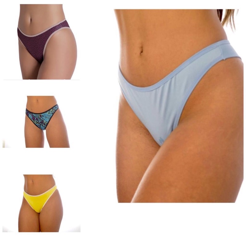Kit 3 Calcinha Feminina Lingerie Básica Conforto Barato Várias Cores E Estampas No Atacado Moda Íntima Adulto