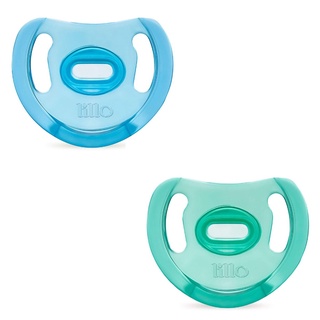 Kit 2 Chupetas Comfort 100% Silicone 6m+ Azul - Lillo