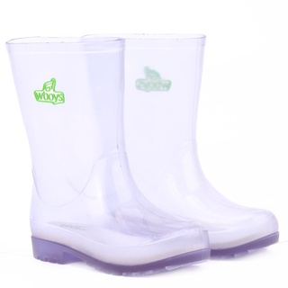 Galocha Infantil WBoys Tom Clear Kids - Transparente