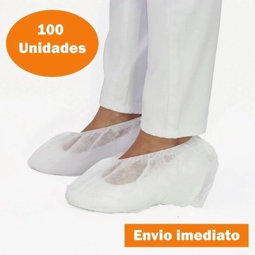 Propé Sapatilha Descartável 100 Unidades Anvisa C/ Elástico Hospitais | Laboratórios | Clinicas | Consultórios | Dentistas | Farmácias
