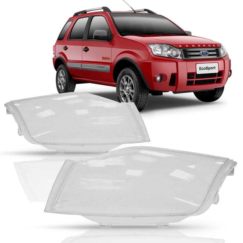 Lente Farol Ford Ecosport 2008 2009 2010 2011 2012 em Oferta na Shopee