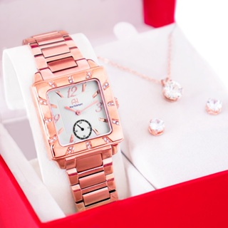Kit Relógio Feminino Champion Ana Hickmann Rosé Analógico com Colar e Brincos Perfeito AH28517Z em Oferta na Shopee