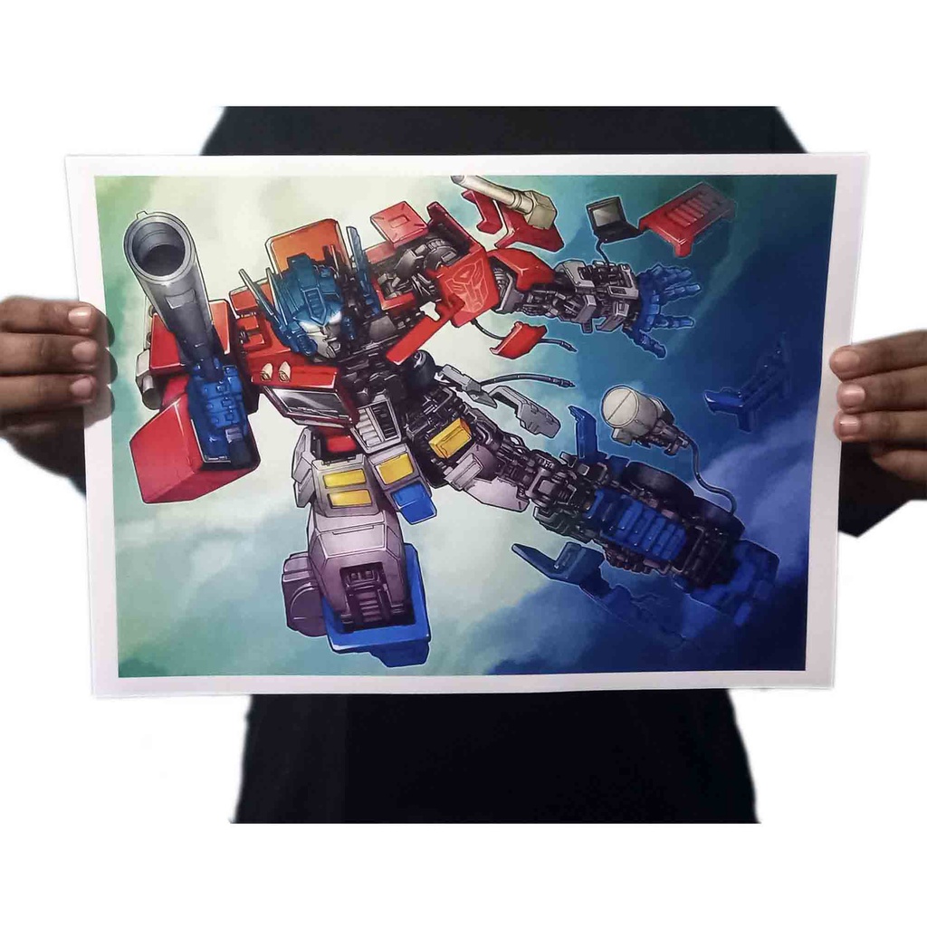 Poster Decorativo Optimus Prime IDW Transformers A3 29,7x42 Sem moldura