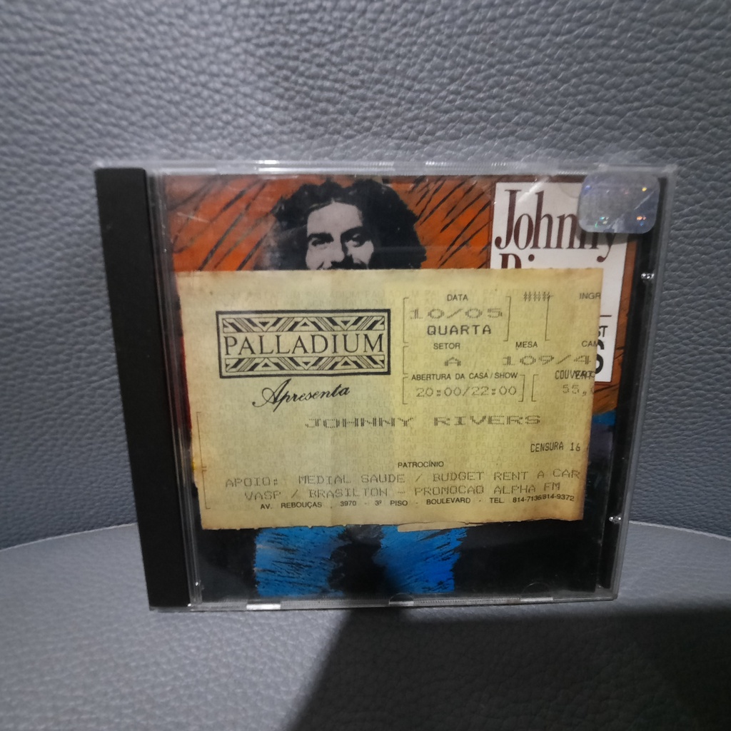 Cd Johnny Rivers 20 Greatest Hits / Acompanha Ingresso do Show/ Coleções/Palladium