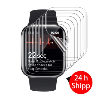 Protetor De Tela Para apple Watch 7 44mm 40mm 45mm 38mm Capa De Filme Acessórios Relógios